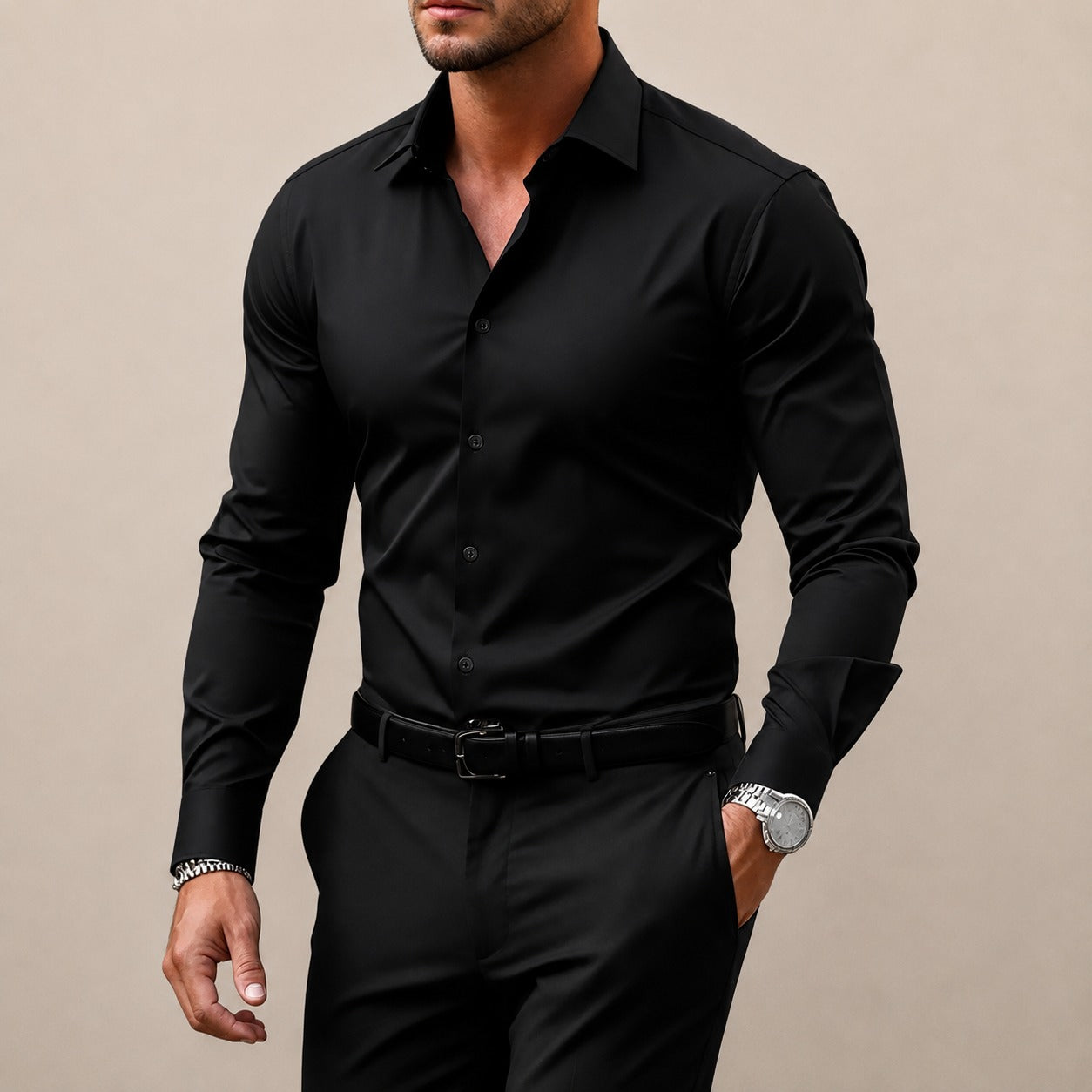 Gibbs - Formalna Koszula Slim Fit
