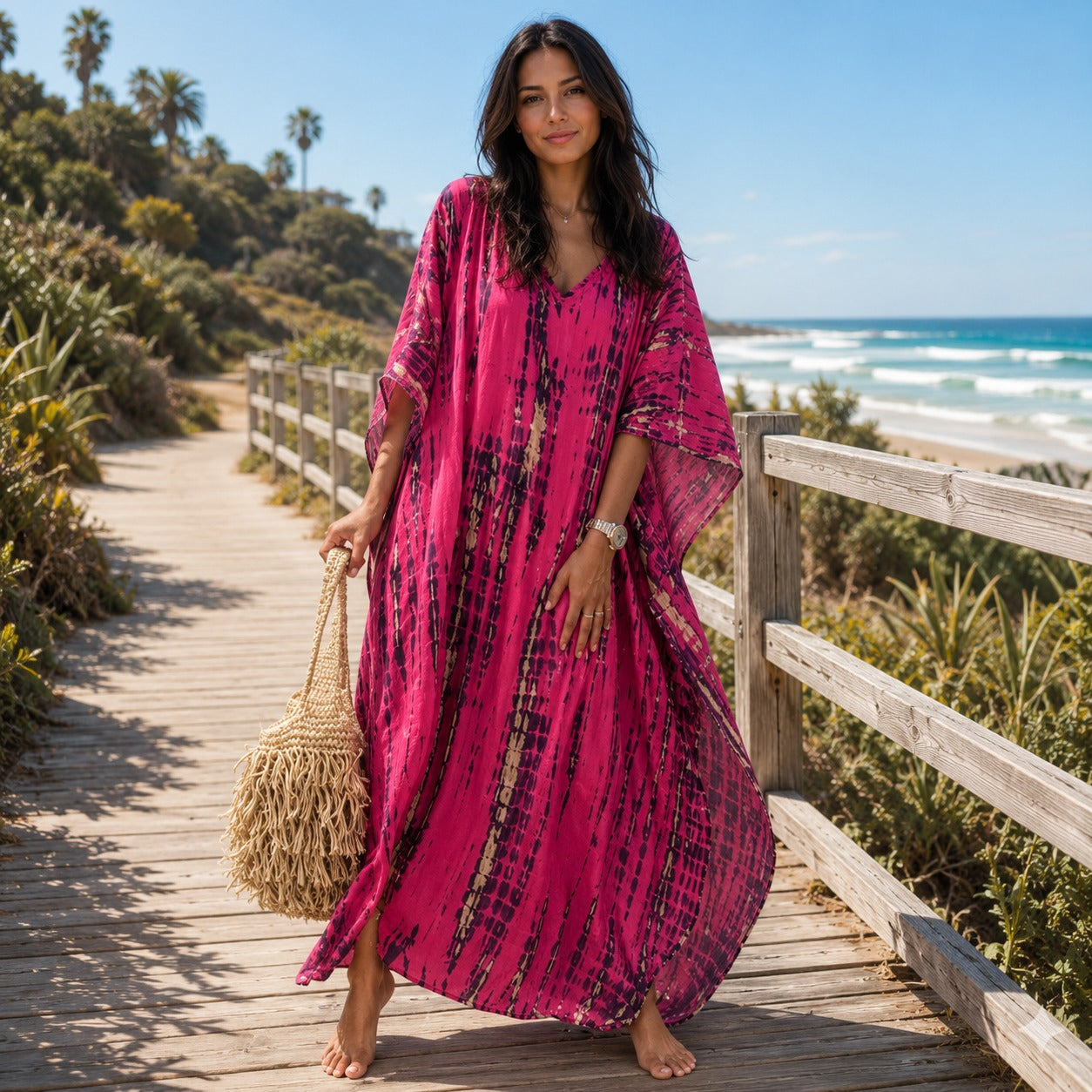 Emmy - Stylowa Sukienka Boho Maxi