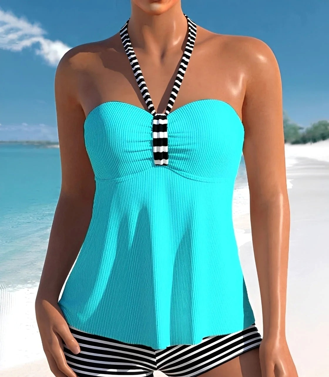 Ayla - Stylowe Halter Tankini