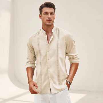 Olivier - Elegancka Haftowana Koszula
