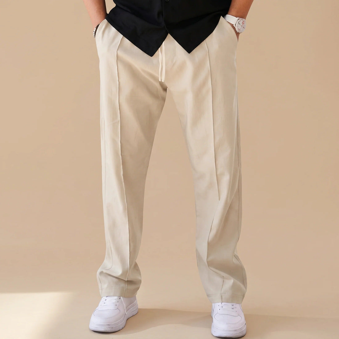 Chandler - Minimalistyczne Proste Spodnie Jogger