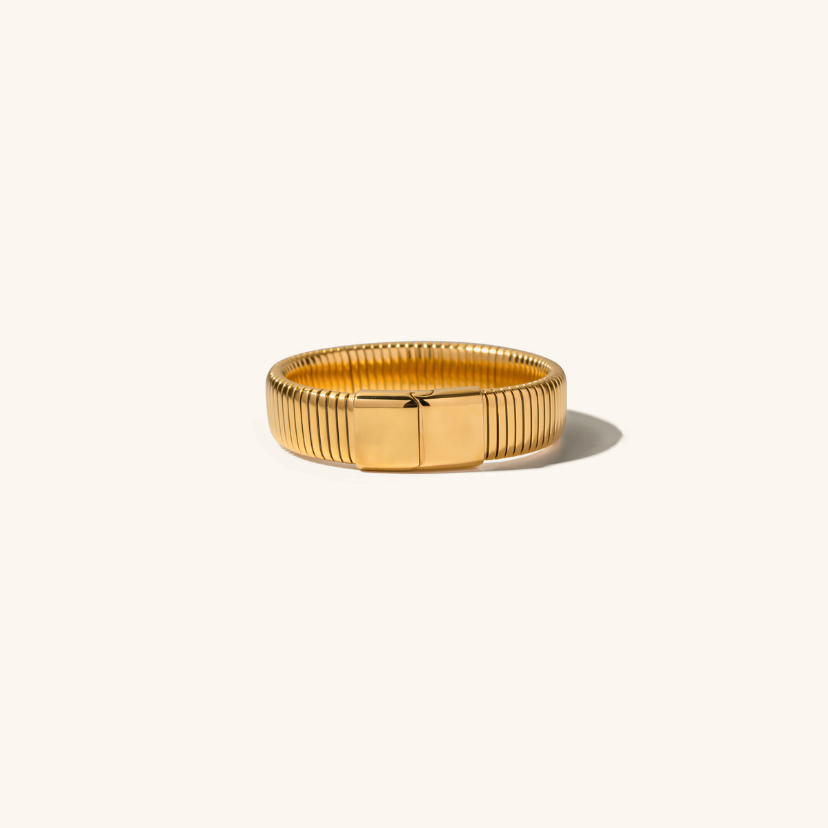 Celeste - Pulsera złota z liniami pionowymi
