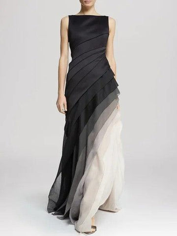 Celeste – Elegancka, wielowarstwowa suknia wieczorowa