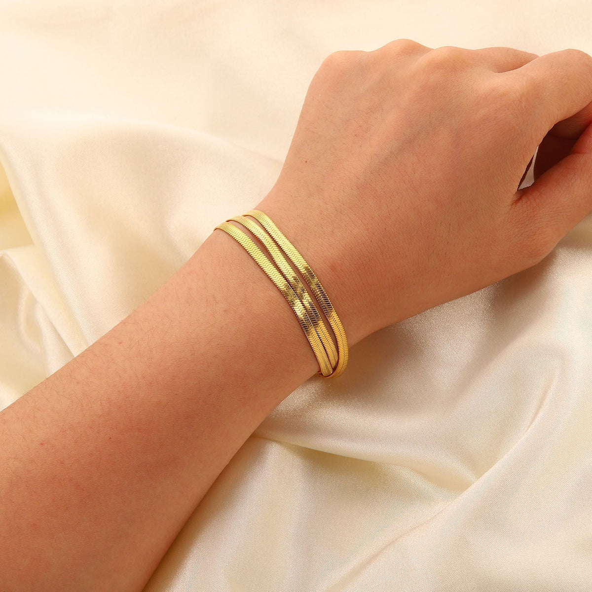 Abela - Pulsera de espiga de 3 warstwy