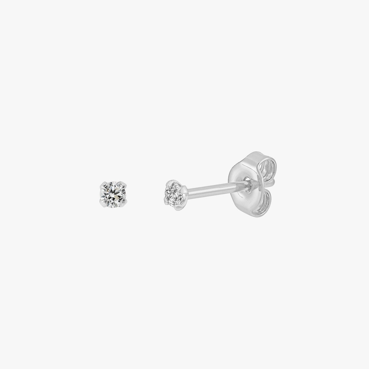 Sloane - Mini Kolczyki Błyszczące 2mm