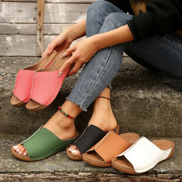 Elizabeth - Buty Sportowe z Wedge Obcasem