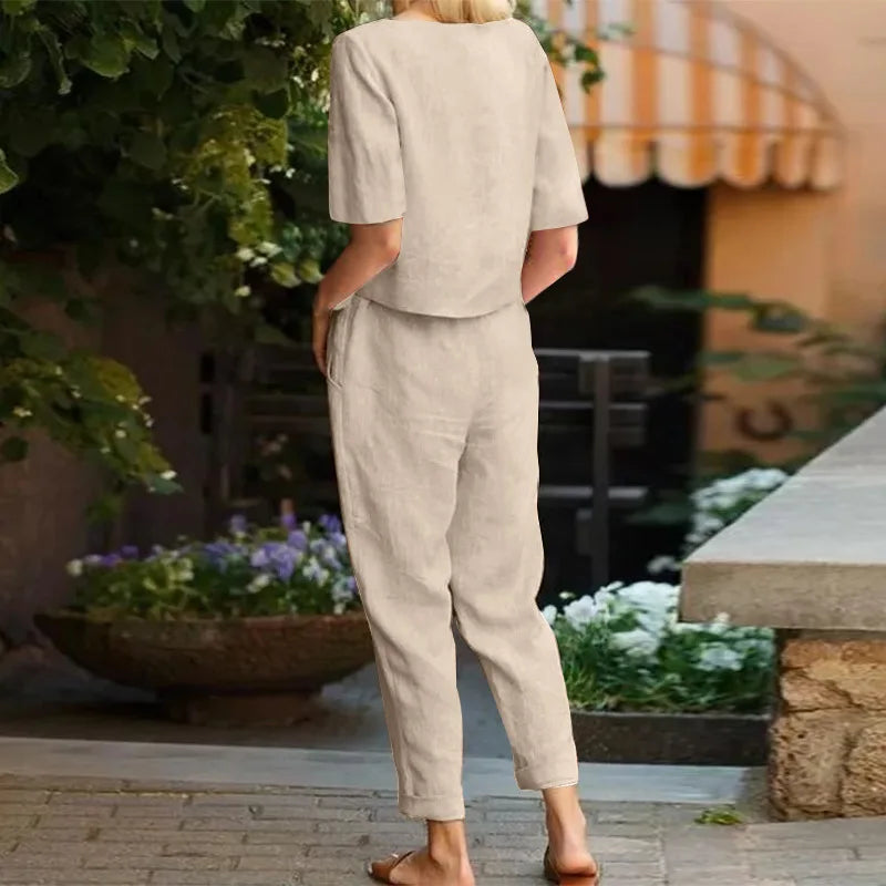 Charlotte - Zestaw odzieżowy z krótkimi rękawami