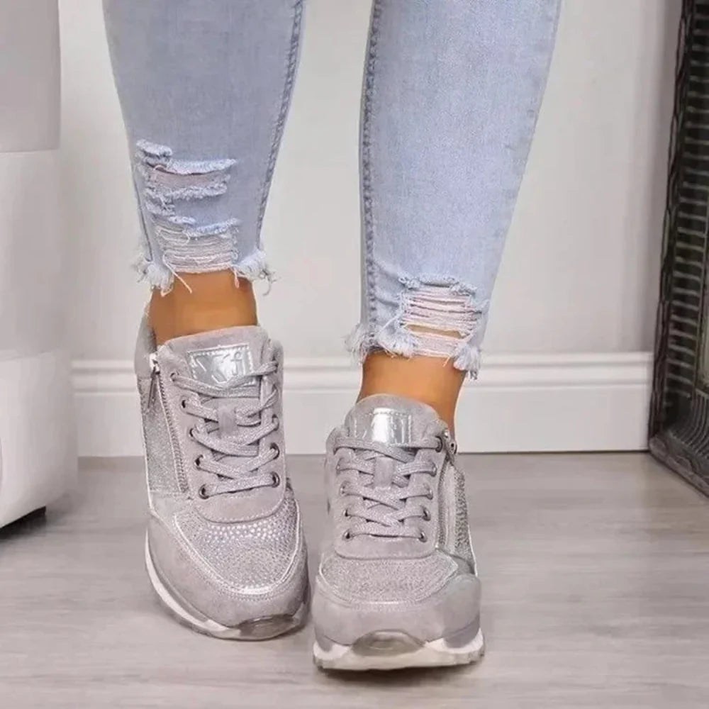 Ava - Buty Sportowe z Zamkiem