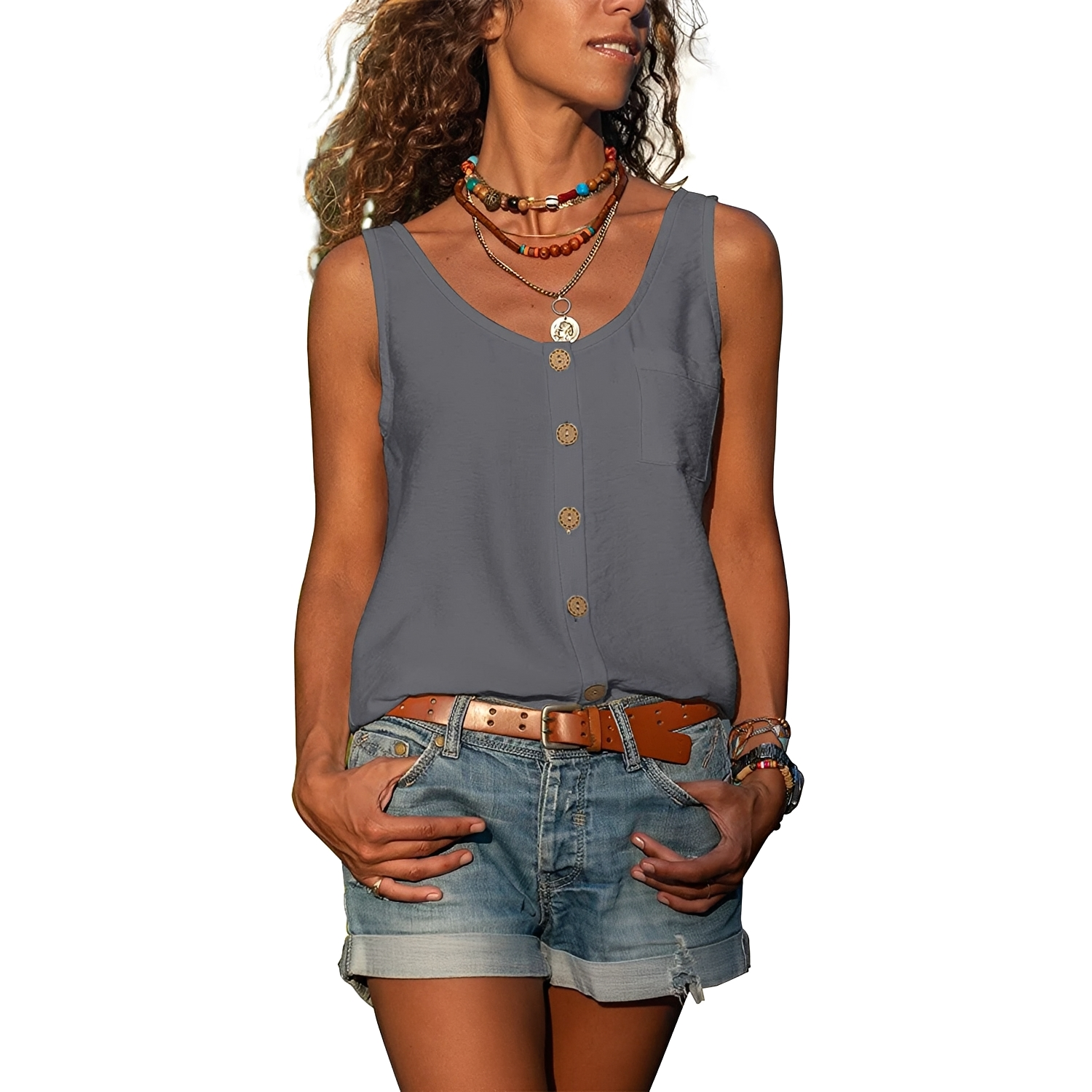 Naressa - Stylowy letni top dla kobiet