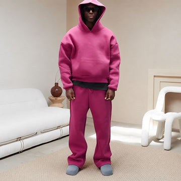 Marco - Zestaw casualowy z oversize'ową bluzą z kapturem dla mężczyzn