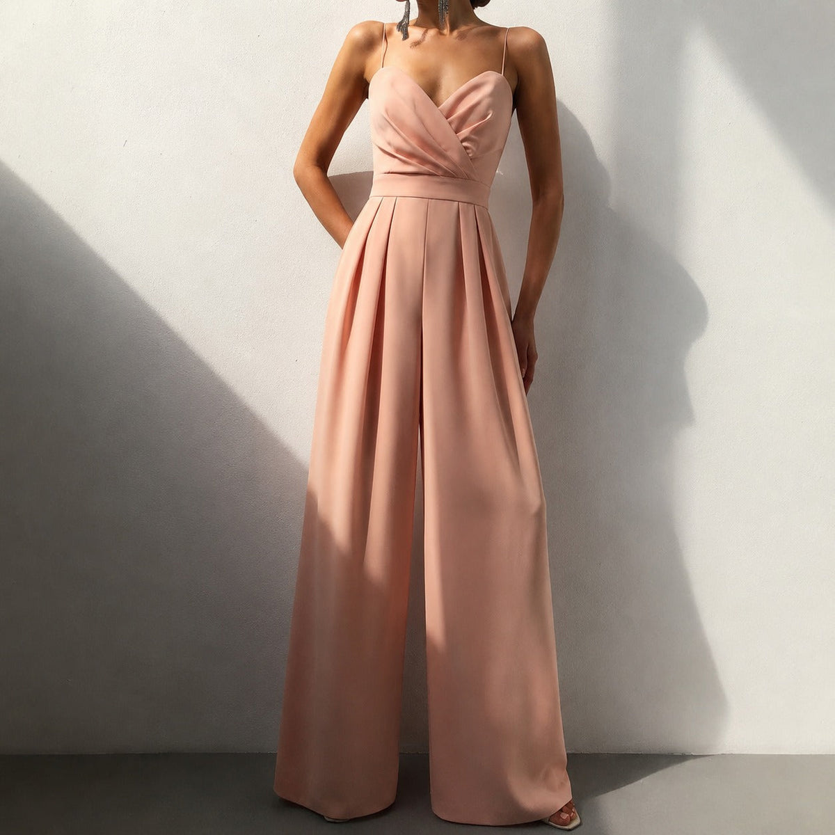 Becca - Elegancki kombinezon z wysokim stanem