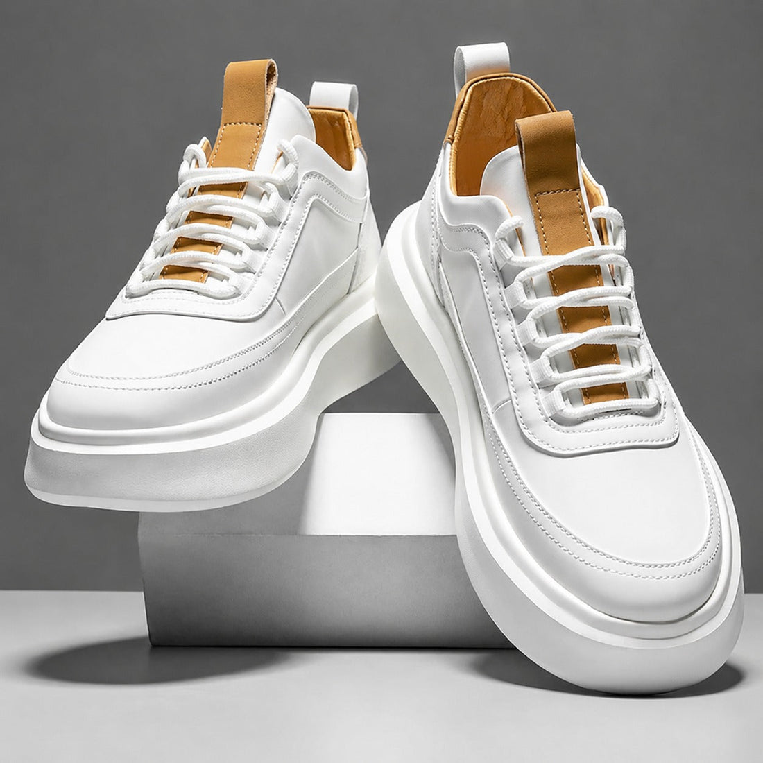 Tommy - Stylowe i wygodne białe sneakersy