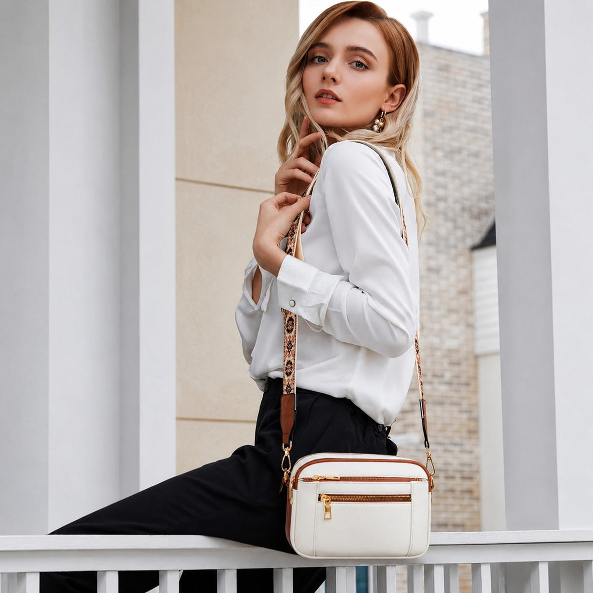 Marissa - Stylowa torba z zamkiem błyskawicznym