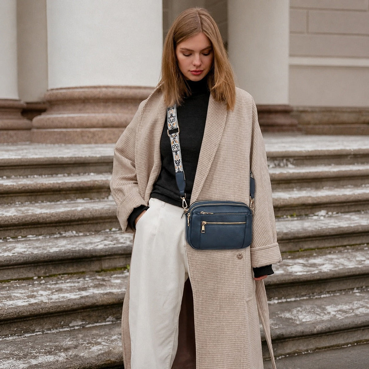Marissa - Stylowa torba z zamkiem błyskawicznym