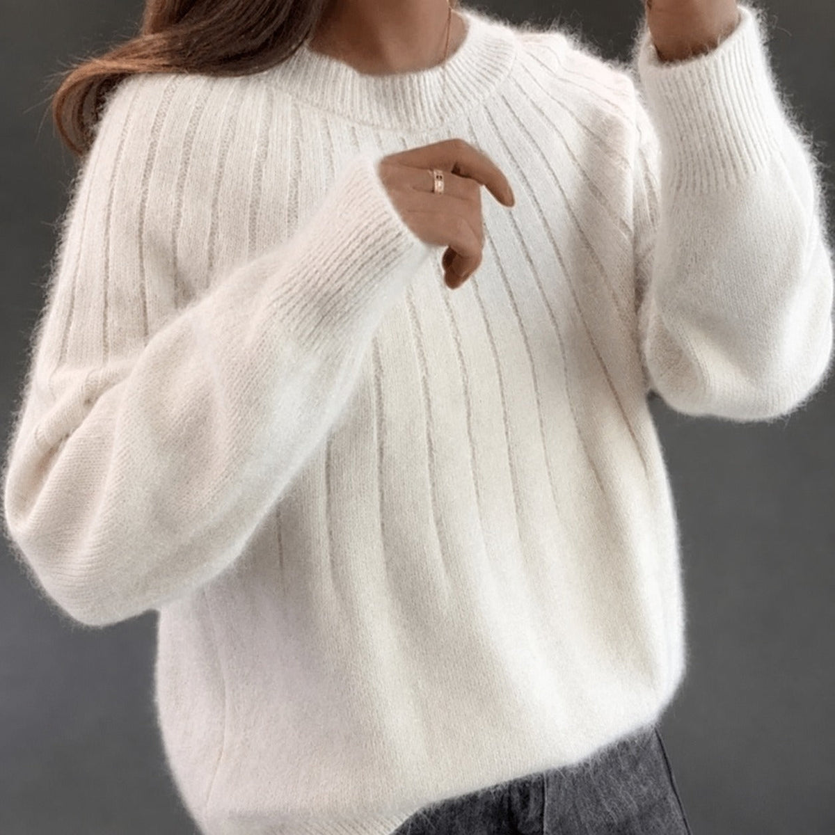 Taimi - Naturalnie Elegancki Damski Sweter