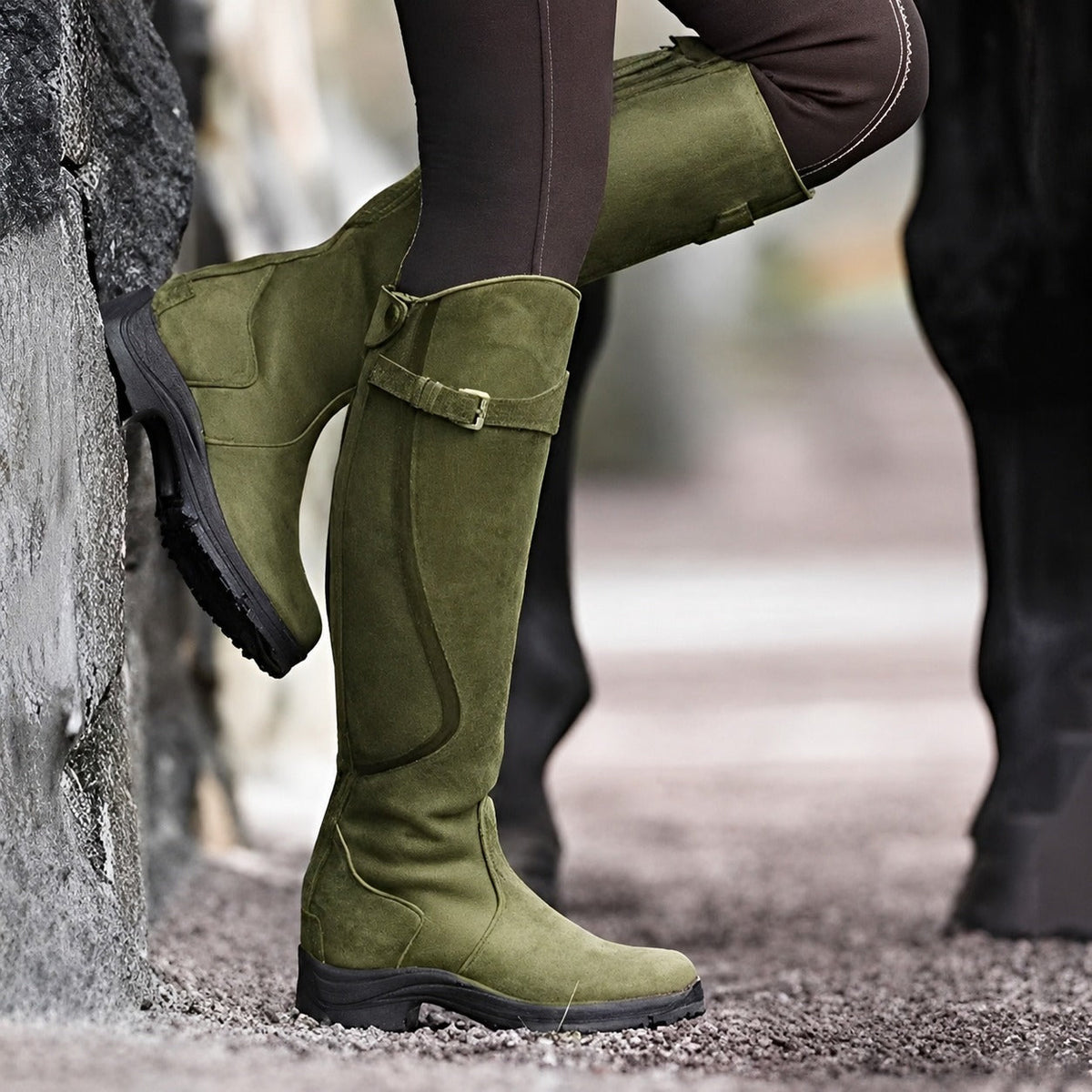 Athena - Wysokie buty w stylu retro