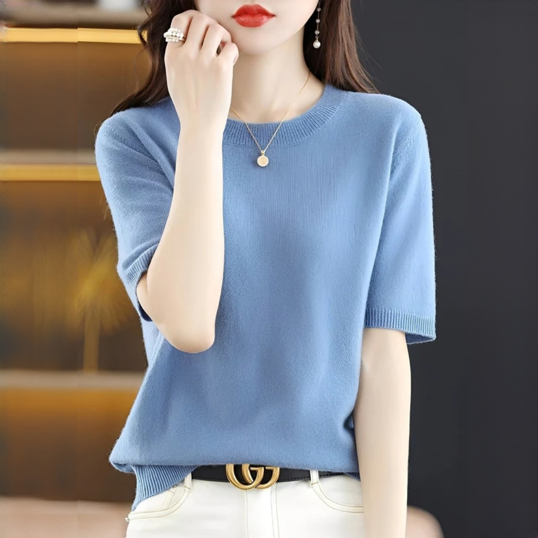 Blandine - Stylowy i delikatny T-shirt