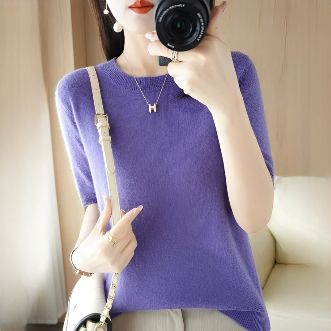 Blandine - Stylowy i delikatny T-shirt