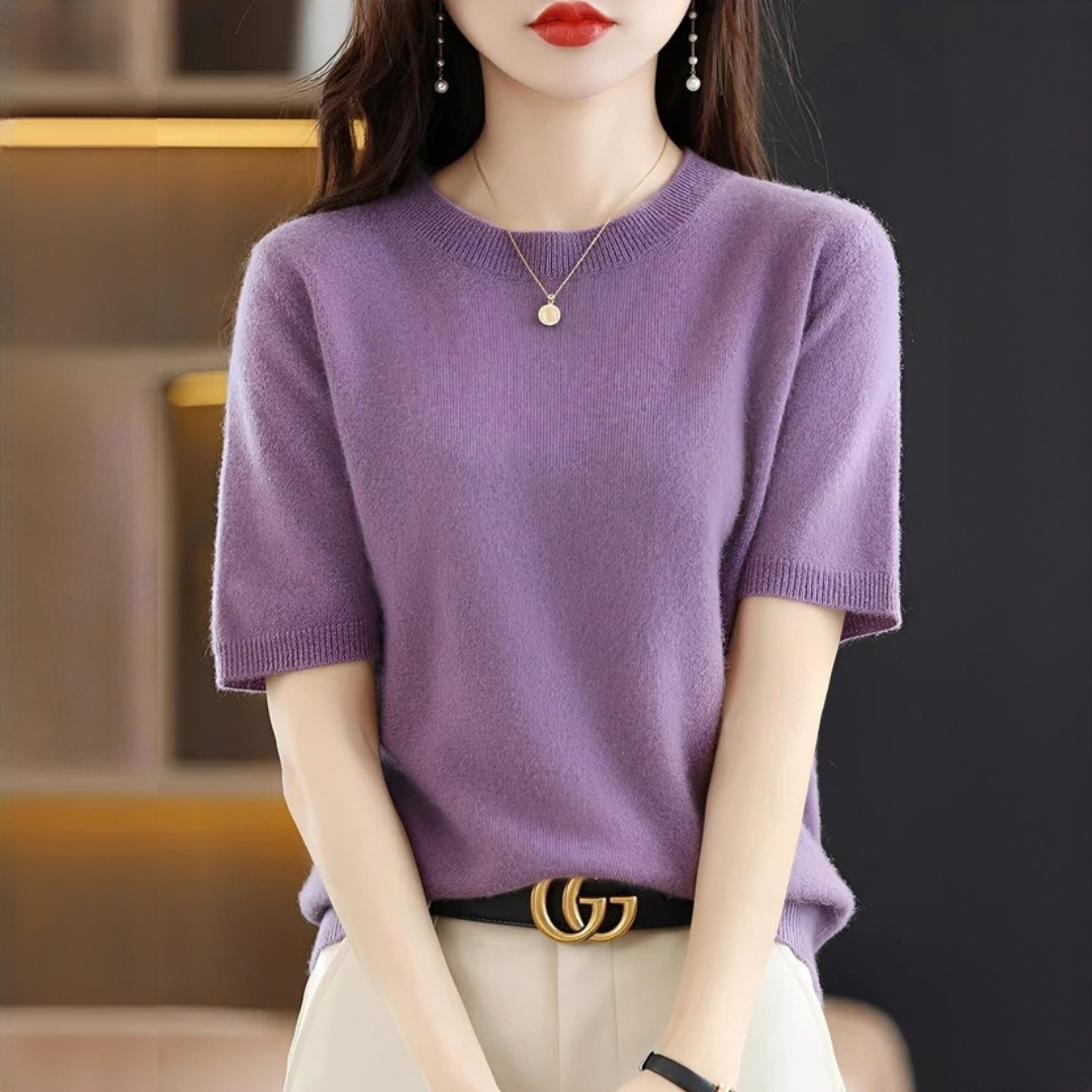 Blandine - Stylowy i delikatny T-shirt