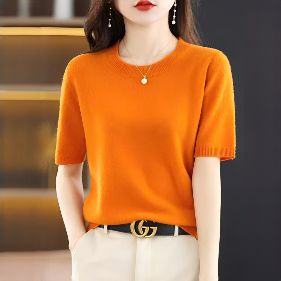 Blandine - Stylowy i delikatny T-shirt