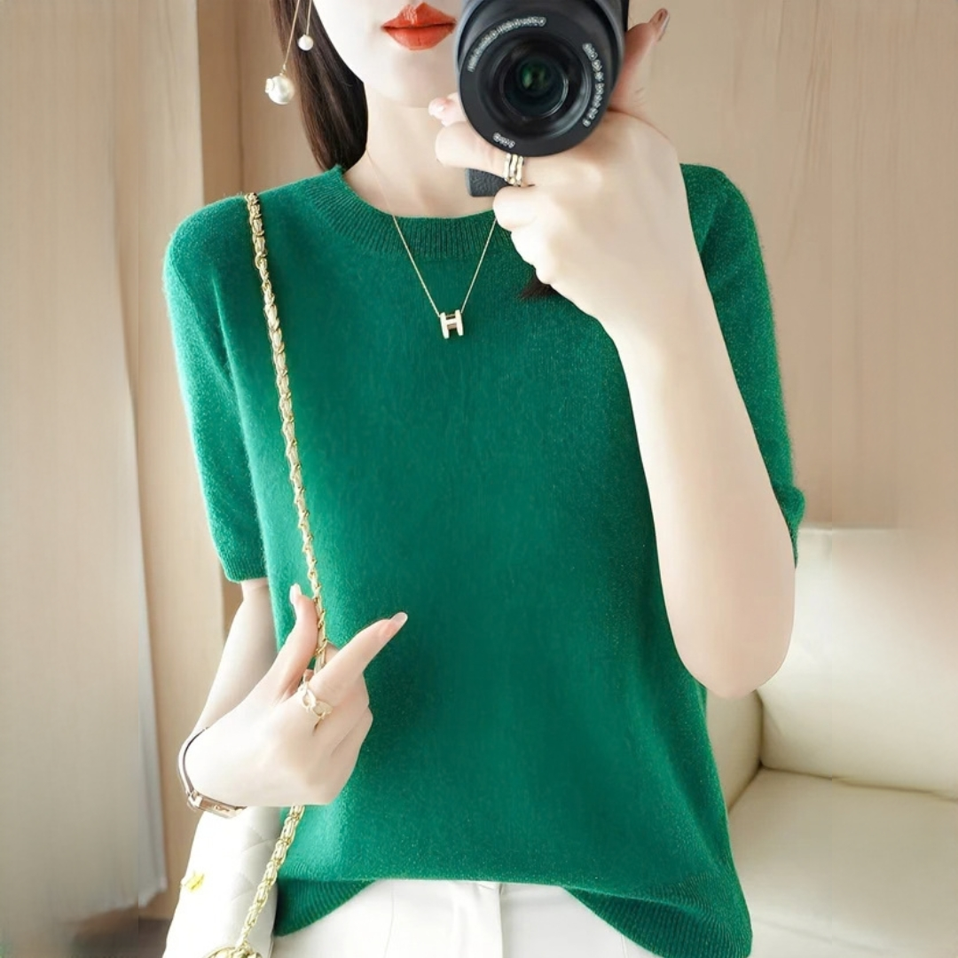 Blandine - Stylowy i delikatny T-shirt