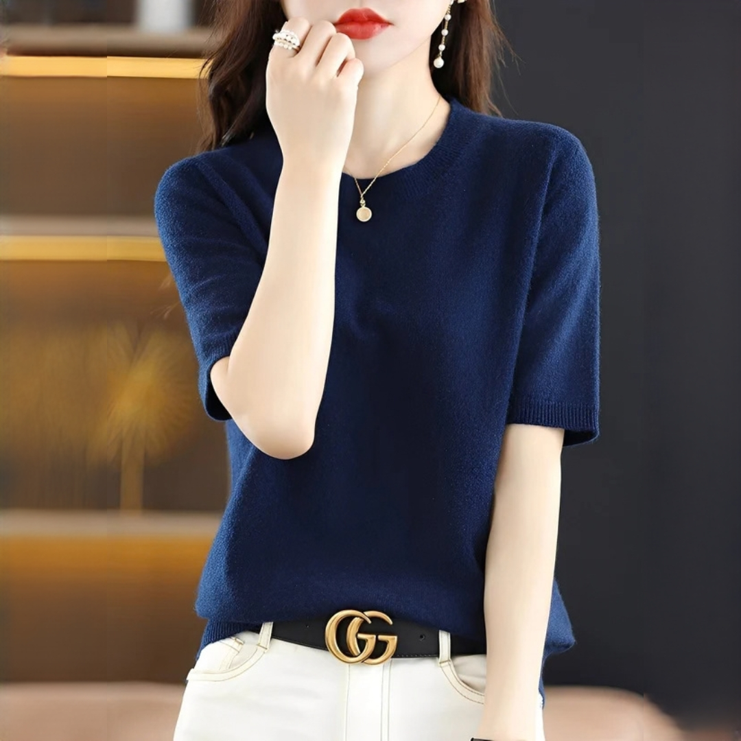 Blandine - Stylowy i delikatny T-shirt