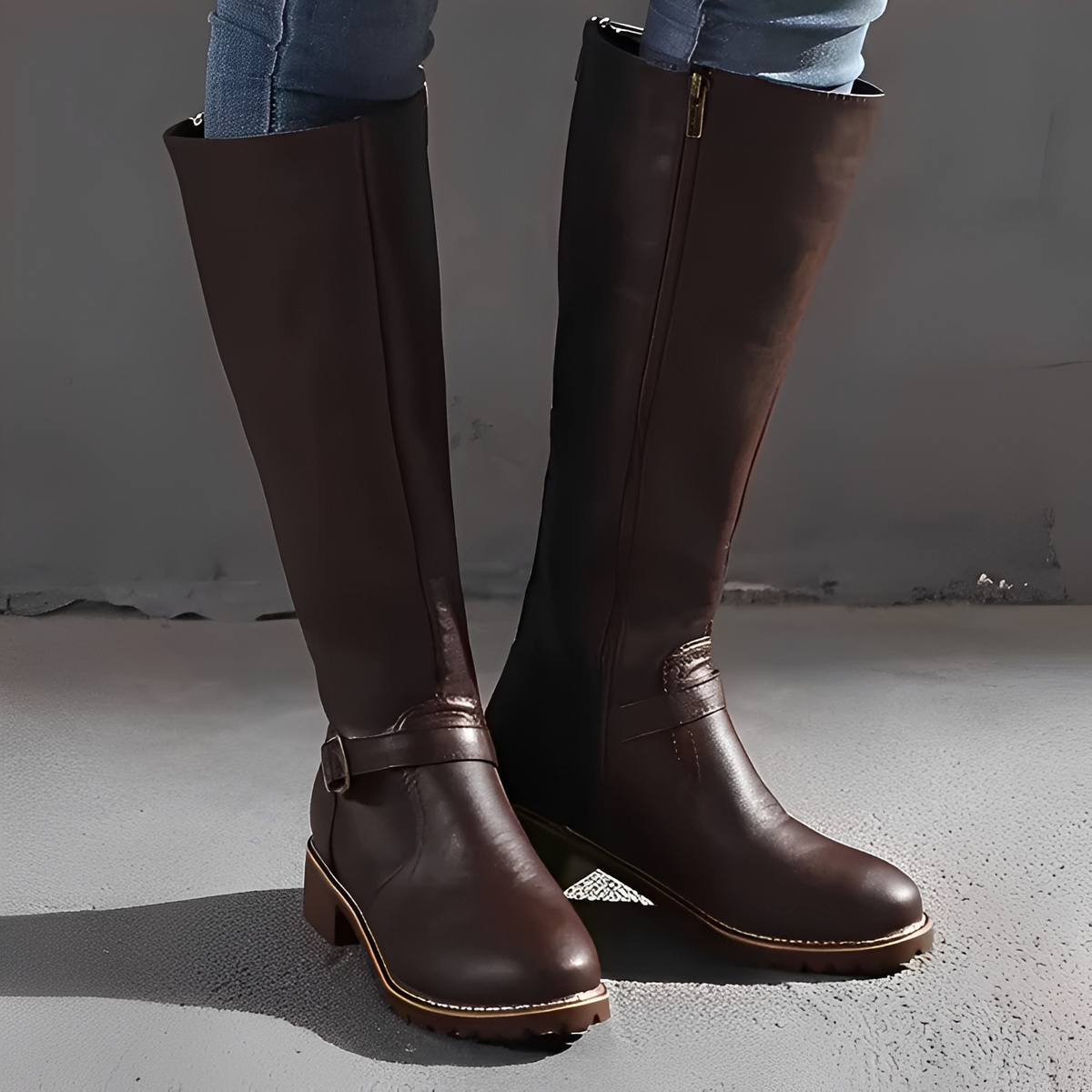 Livie - Stylowe buty z suwakiem