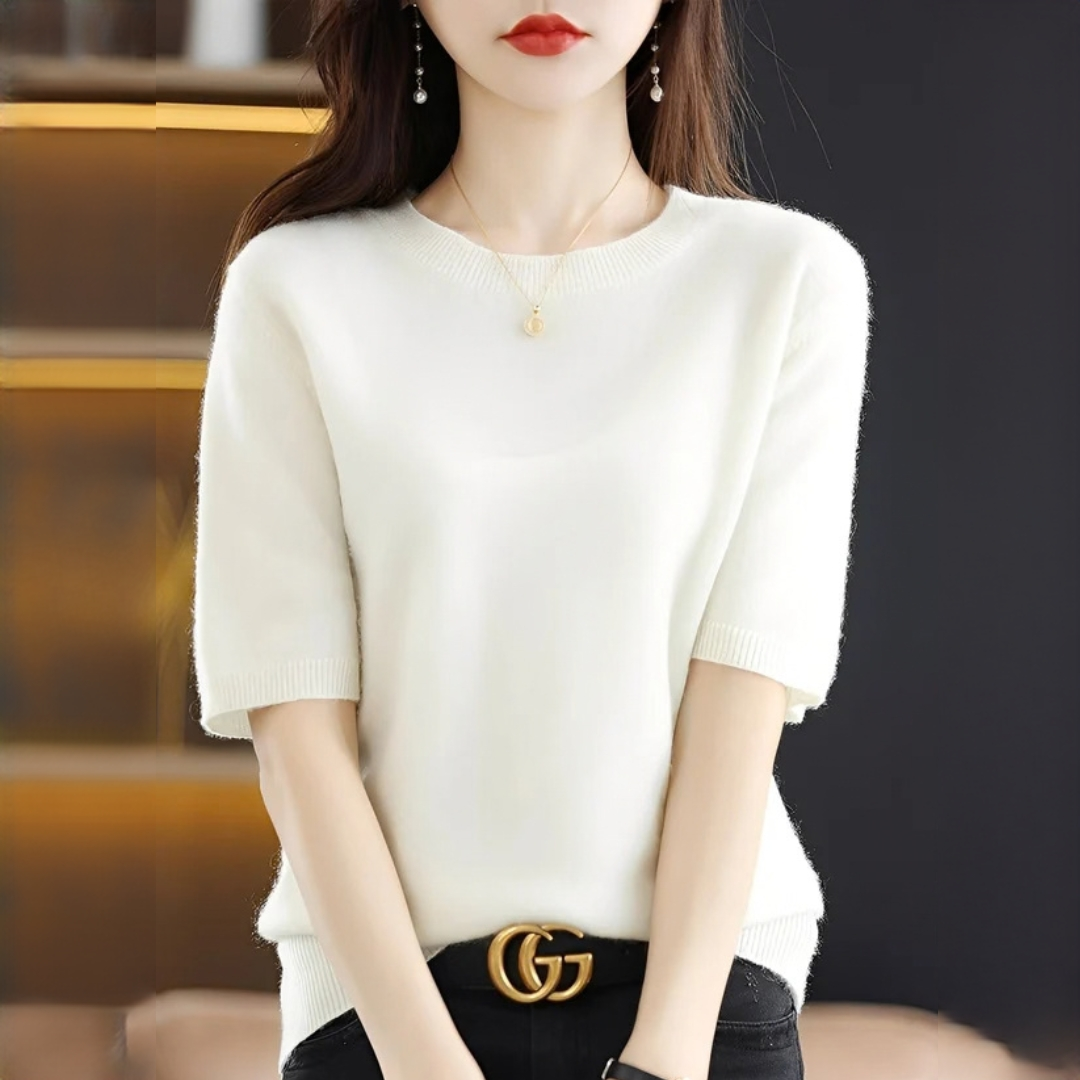 Blandine - Stylowy i delikatny T-shirt