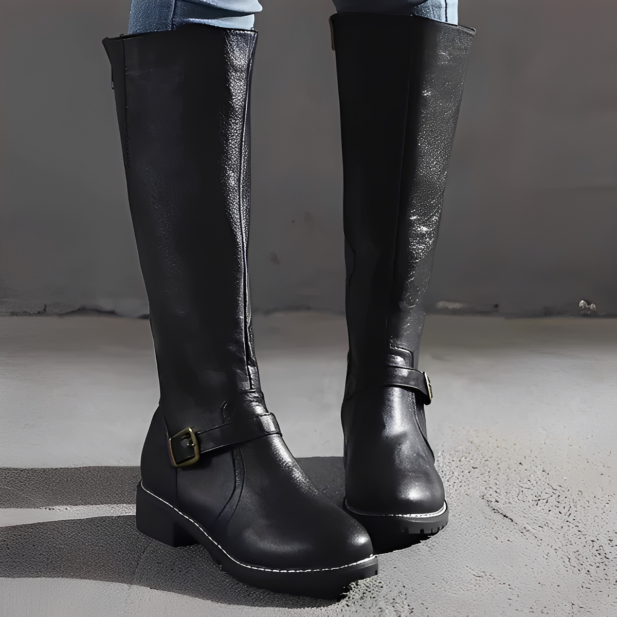 Livie - Stylowe buty z suwakiem