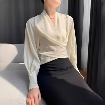 Annora - Stylowa i elegancka bluzka z długim rękawem