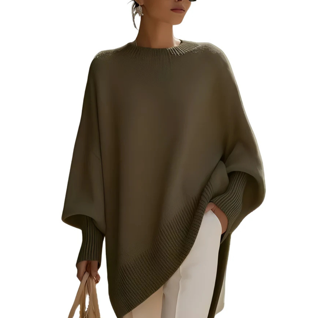 Pamella - Miły i ciepły sweter oversize
