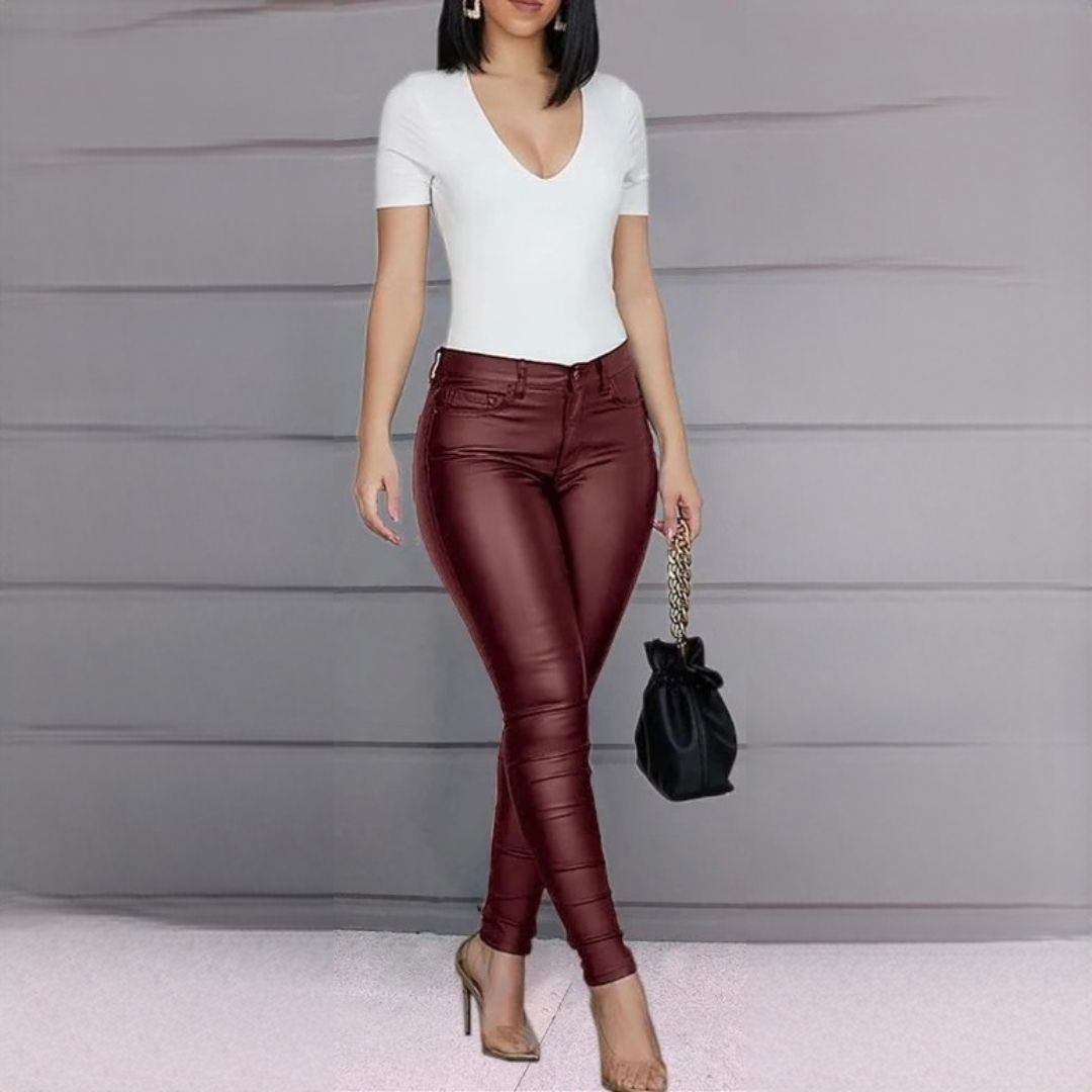 Dina - Wytworne i eleganckie spodnie slim-fit