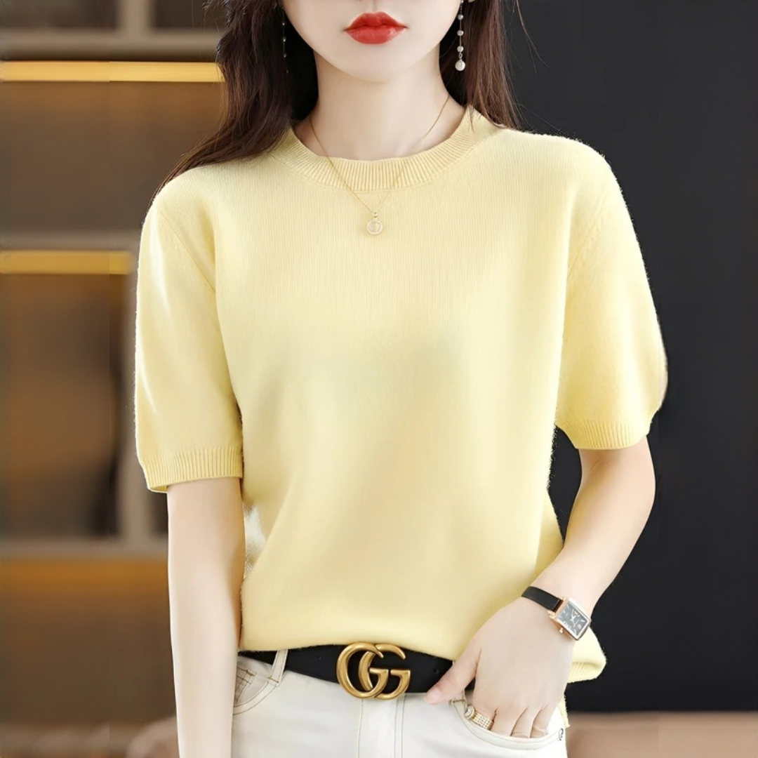 Blandine - Stylowy i delikatny T-shirt