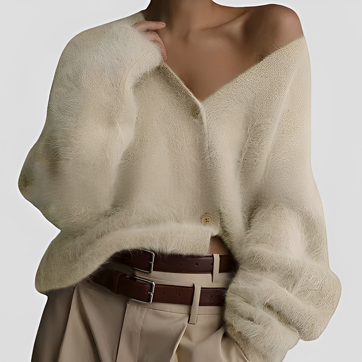 Erza - Przytulny i miękki sweter w stylu oversize