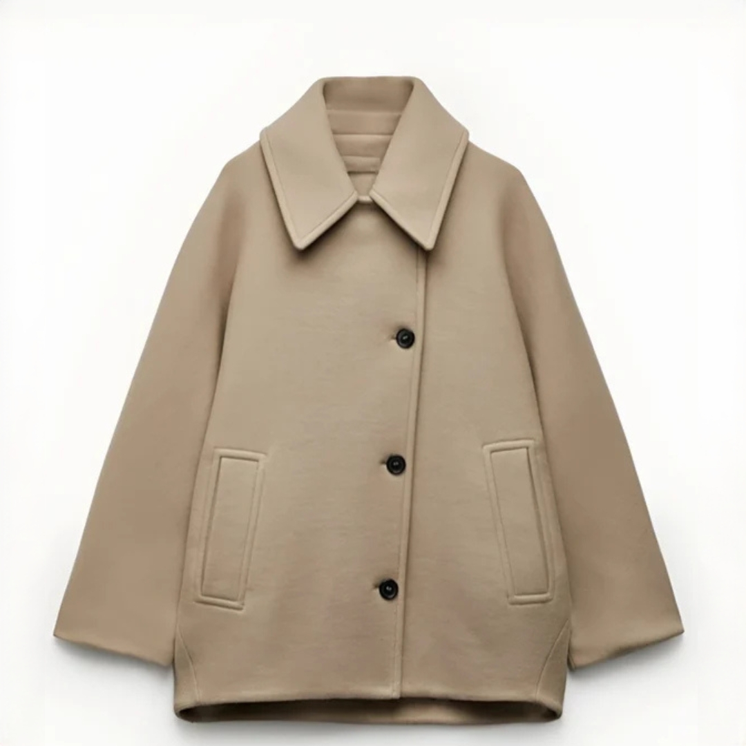 Hannah - Stylowy i ciepły oversize płaszcz