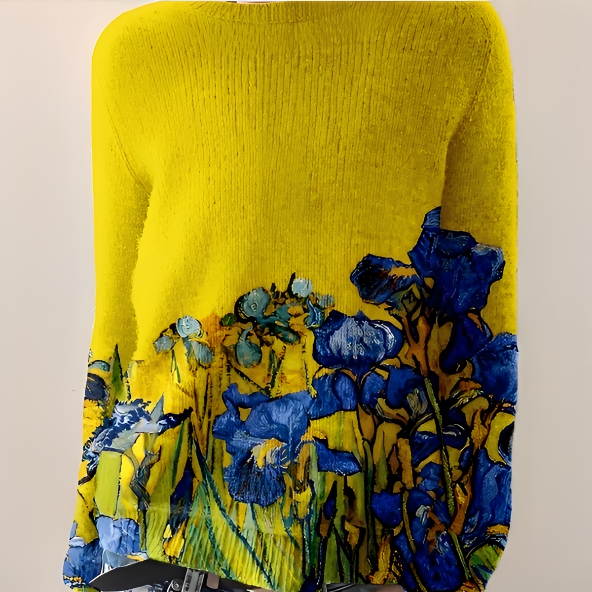 Liliane - Elegancki sweter z okrągłym dekoltem