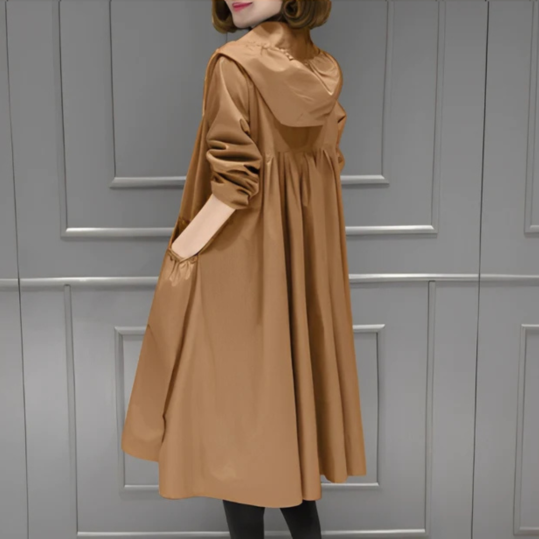 Margie - Stylowy i elegancki płaszcz na deszcz