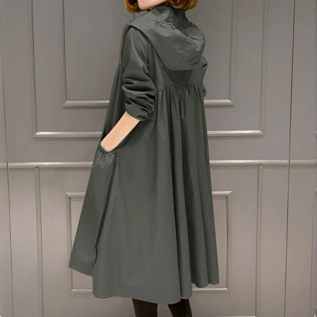 Margie - Stylowy i elegancki płaszcz na deszcz