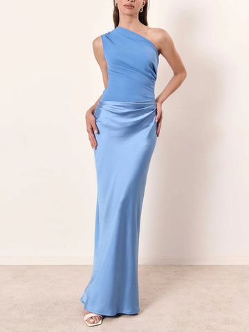 Anita- Elegancka sukienka maxi na jedno ramię