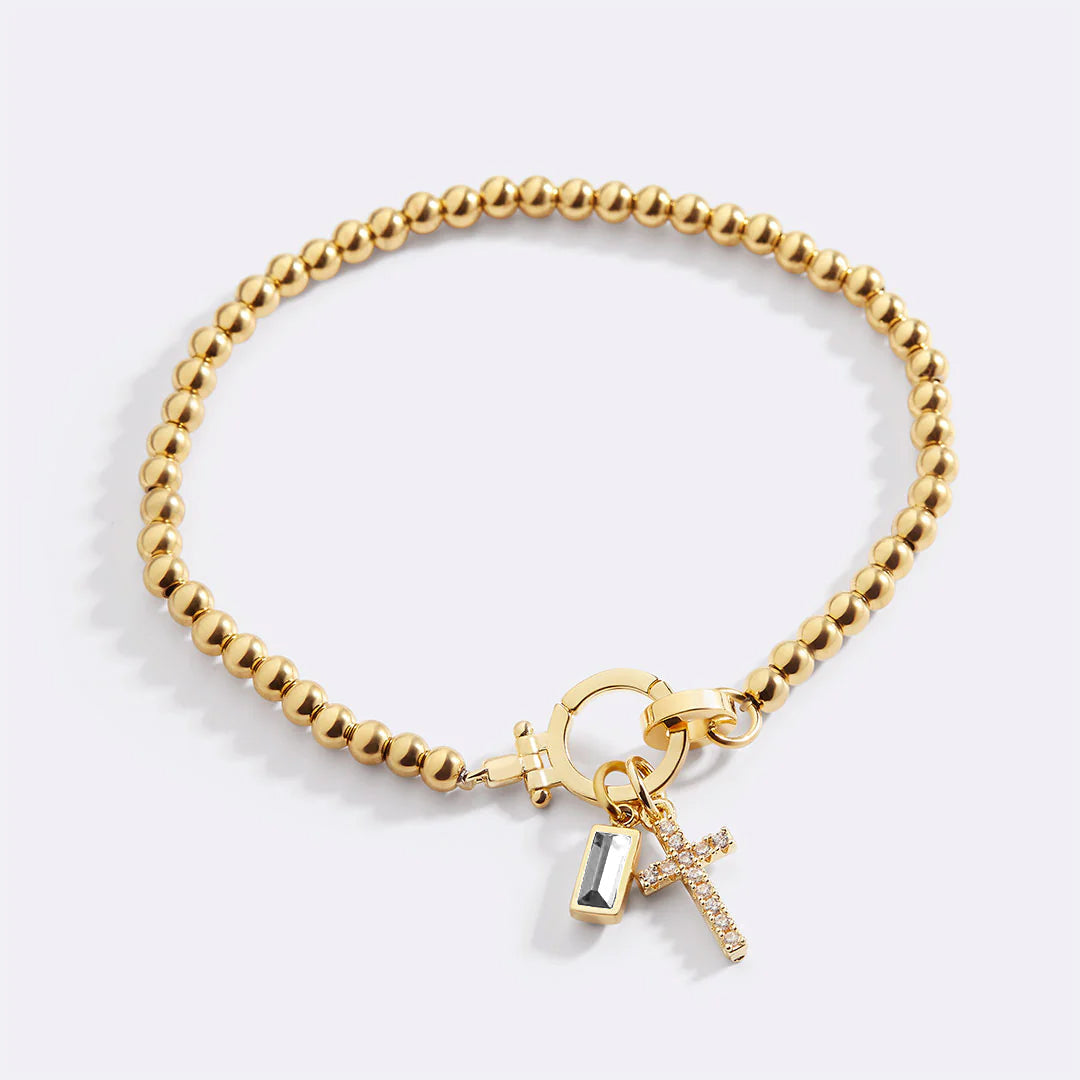 Eli – Pulsera z wisiorkiem w kształcie krzyża