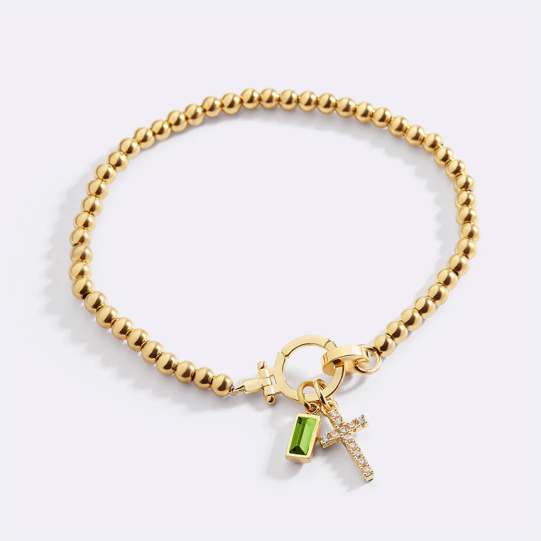 Eli – Pulsera z wisiorkiem w kształcie krzyża