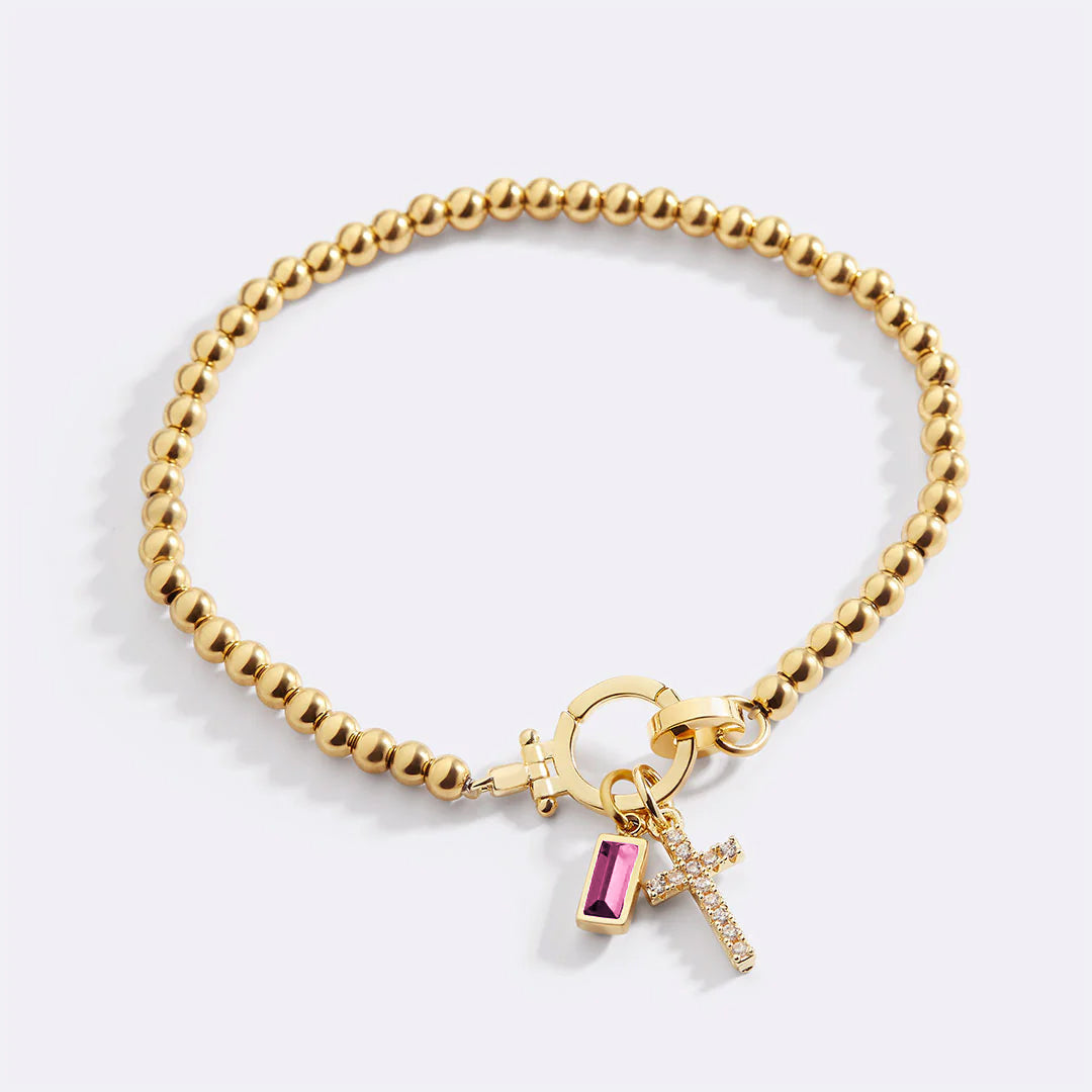 Eli – Pulsera z wisiorkiem w kształcie krzyża