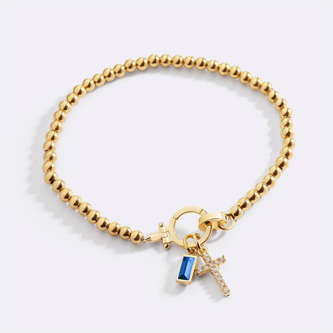 Eli – Pulsera z wisiorkiem w kształcie krzyża