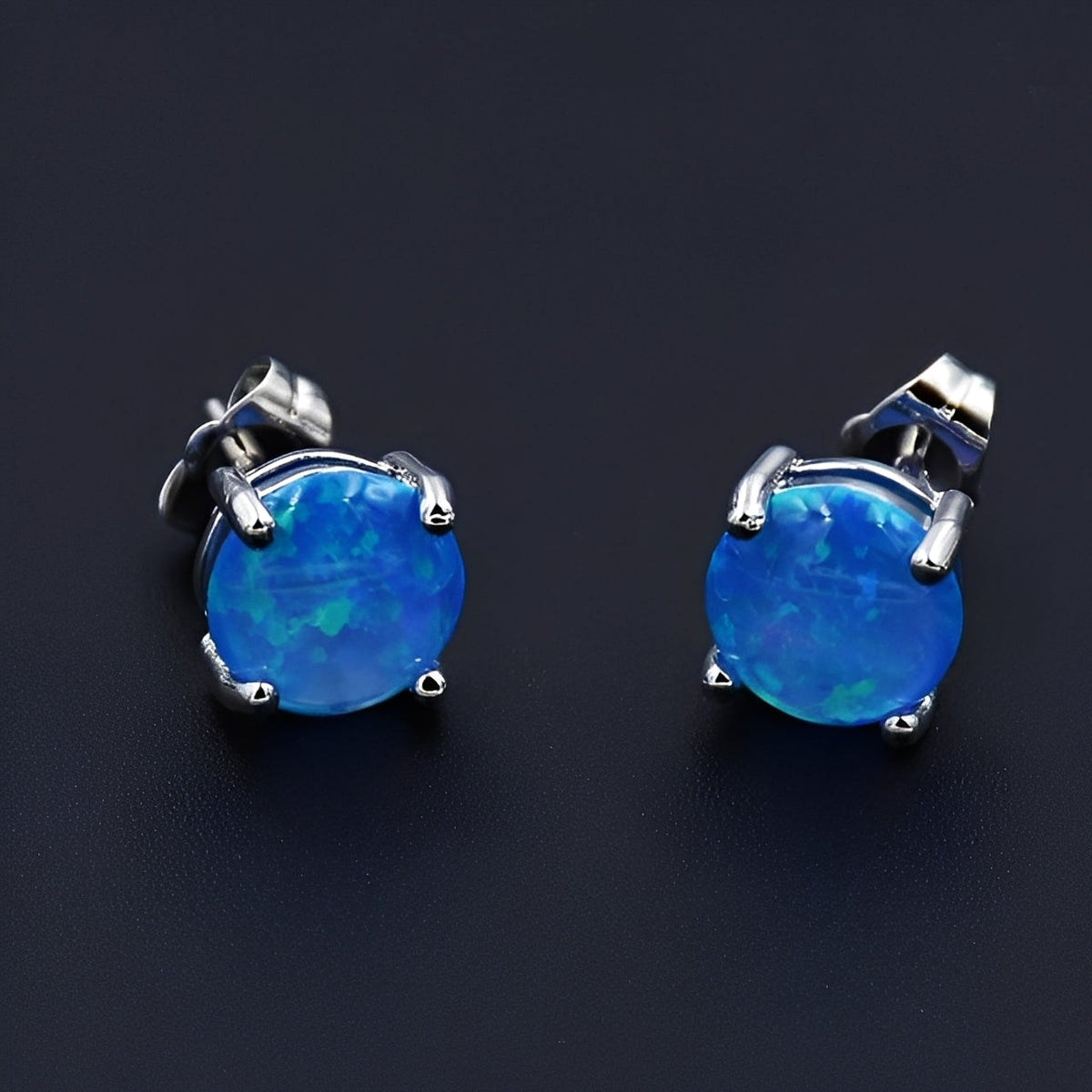 Camille – Pendientes eleganckie w opalu