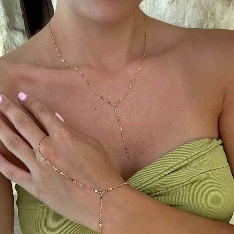 Lynda – Elegancka bransoletka z orientalnym łańcuchem