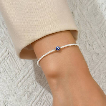 Bransoletka z koralików Evil Eye – bransoletka z koralików z motywem złego oka
