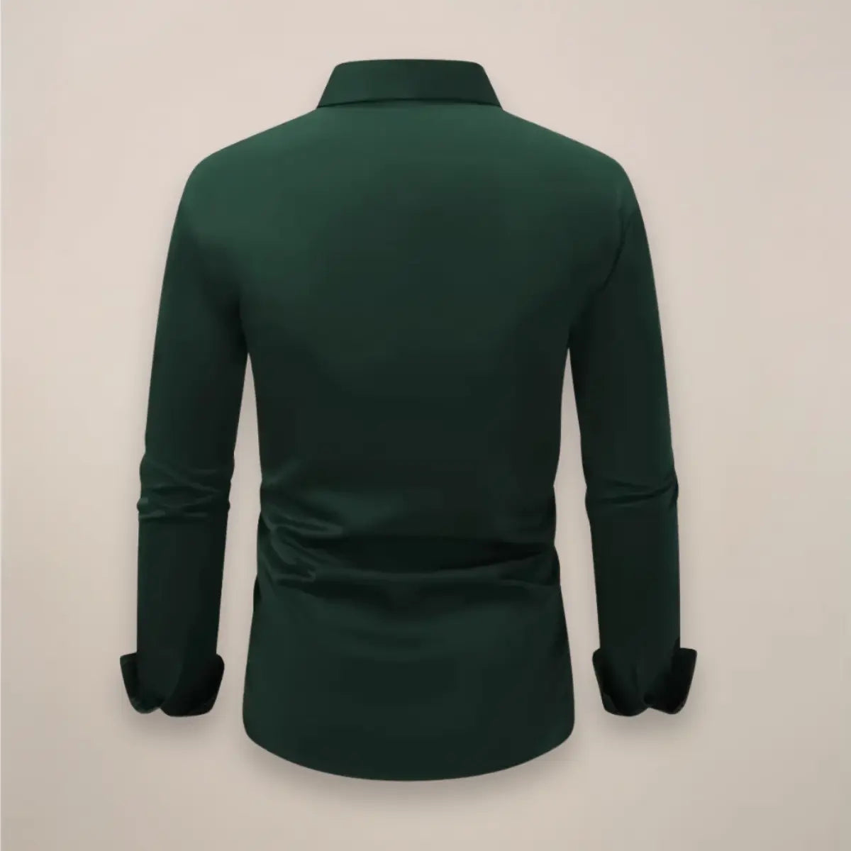 Męczna koszula wizytowa z długim rękawem, zapięciem na guziki i slim fit