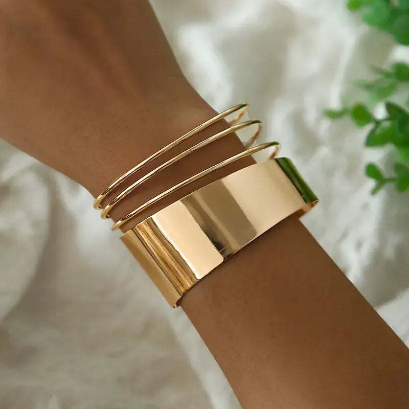 Yuki – Pulsera vintage klasyczna w złocie