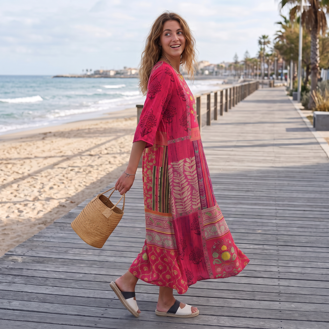 Josie - Stylowa Sukienka Boho Maxi