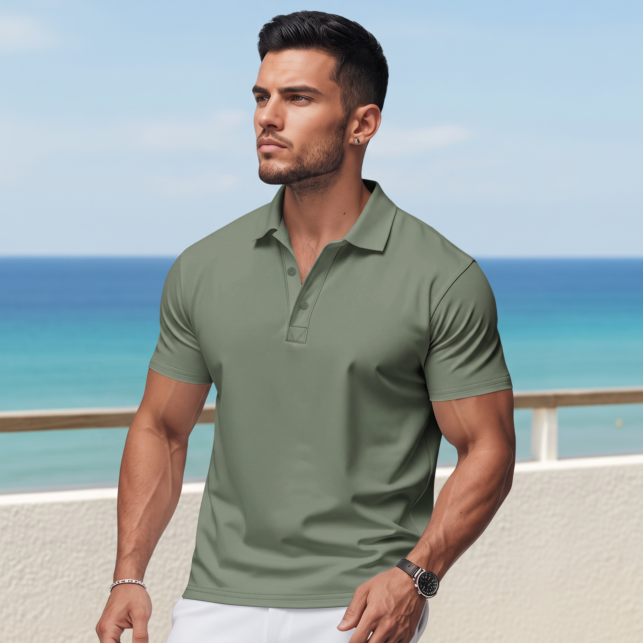 Jaden - Casualowa Koszulka Polo